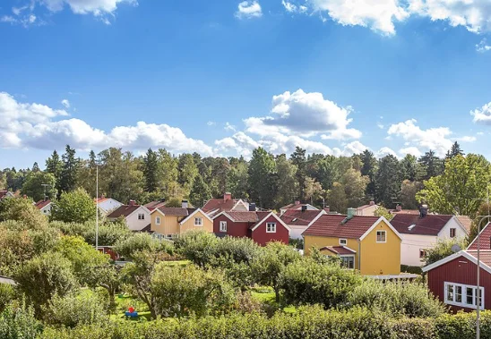 Villaområde i Huddinge