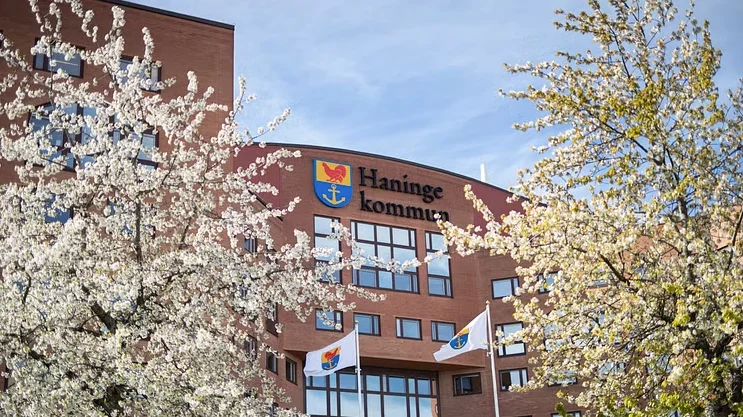 Utanför Haninge kommun i centrala Haninge